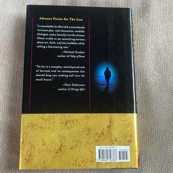 The Icon. Neil Olson. Thriller. LIKE NEW. Hardcover. 1st Ed. 2005 - Picture 2 of 11